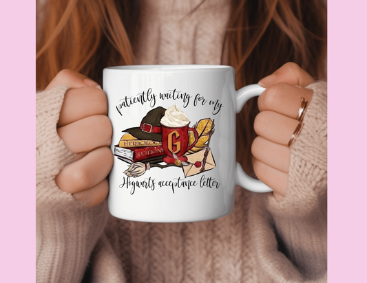 HOGWARTS ACCEPTANCE LETTER MUG